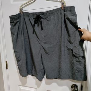 True Nation men's grey swim trunks size 4XL